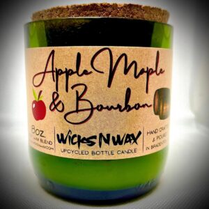 Product Image for  Apple Maple & Bourbon | Champagne Bottle Candle | WicksNWax