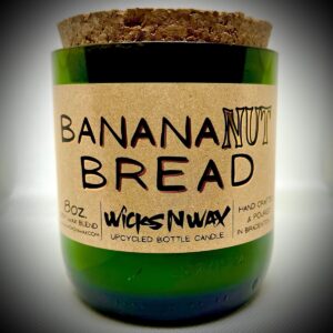Product Image for  Banana Nut Bread | Champagne Bottle Candle | WicksNWax
