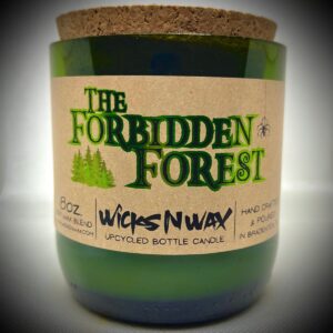 Product Image for  Forbidden Forest | Champagne Bottle Candle | WicksNWax