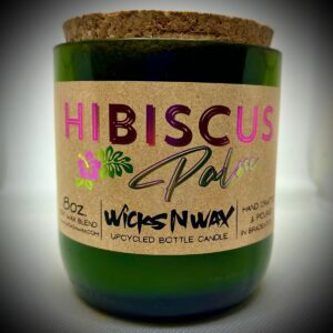Product Image for  Hibiscus Palm | Champagne Bottle Candle | WicksNWax