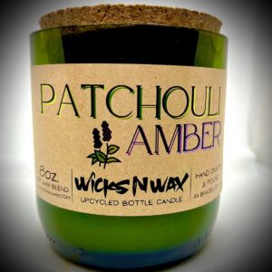 Product Image for  Patchouli Amber | Champagne Bottle Candle | WicksNWax