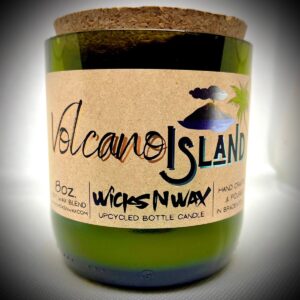 Product Image for  Volcano Island | Champagne Bottle Candle | WicksNWax