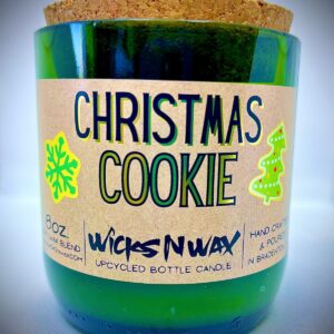 Product Image for  Christmas Cookie | Champagne Bottle Candle | WicksNWax