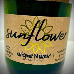 Product Image for  SunFlower | Champagne Bottle Candle | WicksNWax