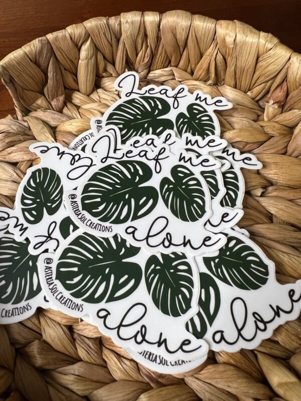 Product Image for  Leaf Me Alone Sticker
