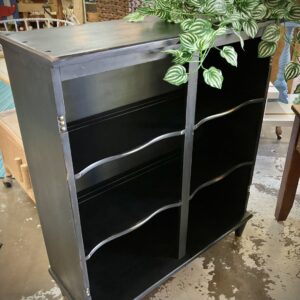 Product Image for  Repurposed Classic Black Shelf with Bronze Detail