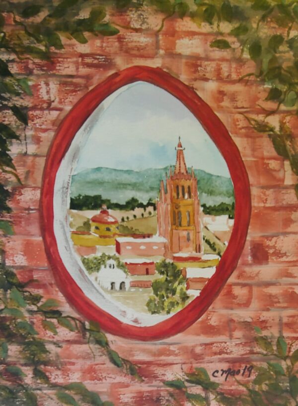 Product Image for  Hole in the wall, San Miguel watercolor