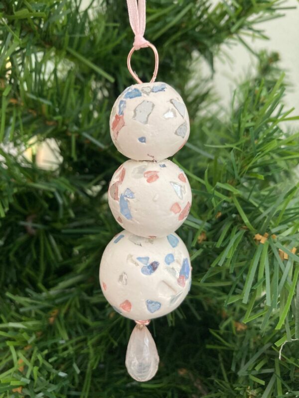 Product Image for  “Skye the Snowperson” Clay Ornament