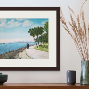 Product Image for  Sarasota Bay, WC in black frame