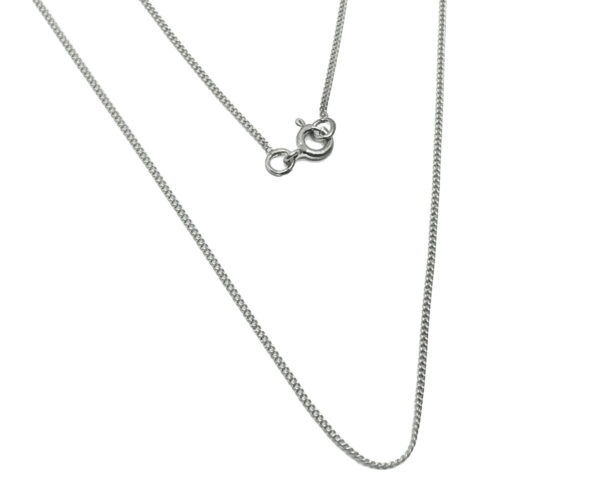 Product Image for  18in Sterling Silver Micro Curb Link Chain Necklace