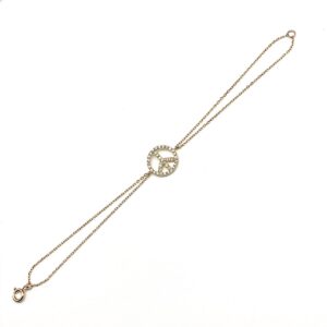 Product Image for  Peace! Gold Sterling Silver Delicate Two Strand Bracelet – 7in