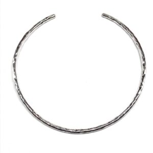 Product Image for  Hammered Sterling Silver Bangle Style Choker