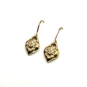 Product Image for  Dainty Gold Heart Short Drop Earrings