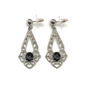 Product Image for  Victorian Style Silver Filigree Dangle Earrings